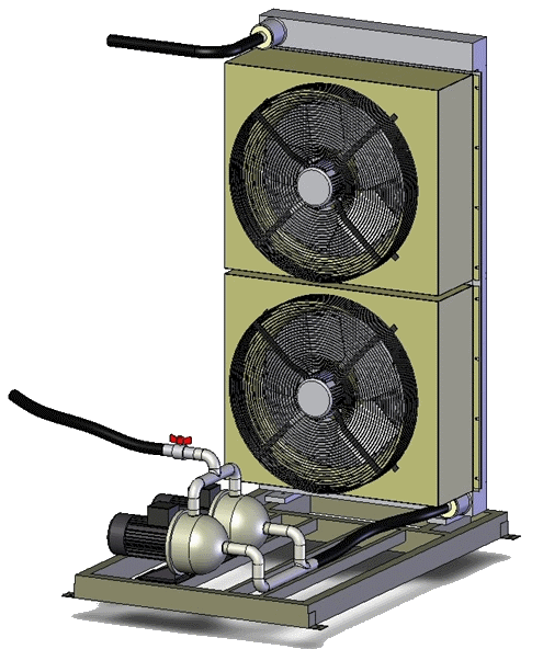 power transmitter cooler