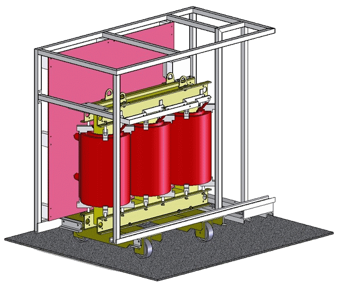 Trasformatore 40kV220V trifase per Tx televisivo 